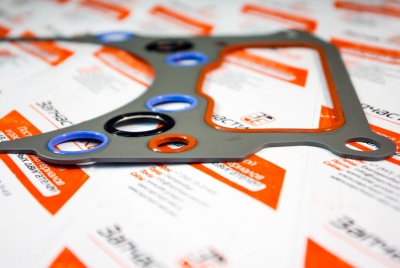 6240-11-1810 Прокладка головки блока цилиндров ГБЦ GASKET HEAD CYLNDER Komatsu QSK23 Взаимозаменяемые номера: 4095440, 6240111810, 6240 11 1810 